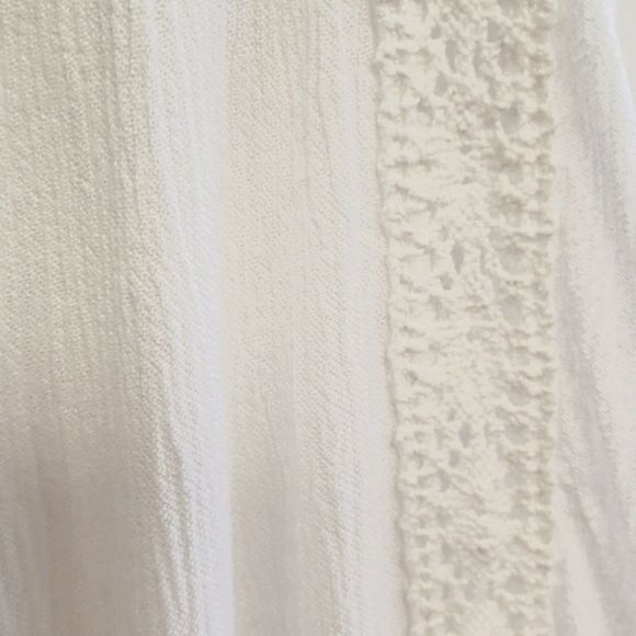 NWT GUESS White Crochet Embroidery White Dress - Picture 11 of 12